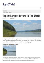 Top 10 Largest Rivers In The World.pdf