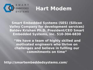 Modem for HART- Smartembeddedsystems.com- HART modem- HART devices Solution- HART STACK for controls.pptx
