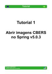 Tutorial 01 - Abrir Imagens CBERS no Spring.PDF