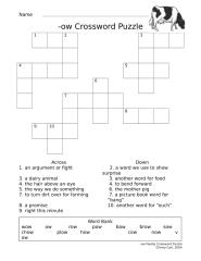 -ow Crossword Puzzle cow new.doc