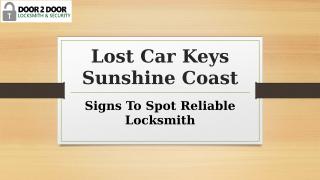 Signs To Spot Reliable Locksmith-PPT.pptx